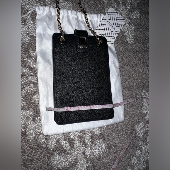 ⭐️FURLA mini crossbody Luxury Bag Like New Genuine Leather,DustBag & Bag ⭐️ - Picture 13 of 17